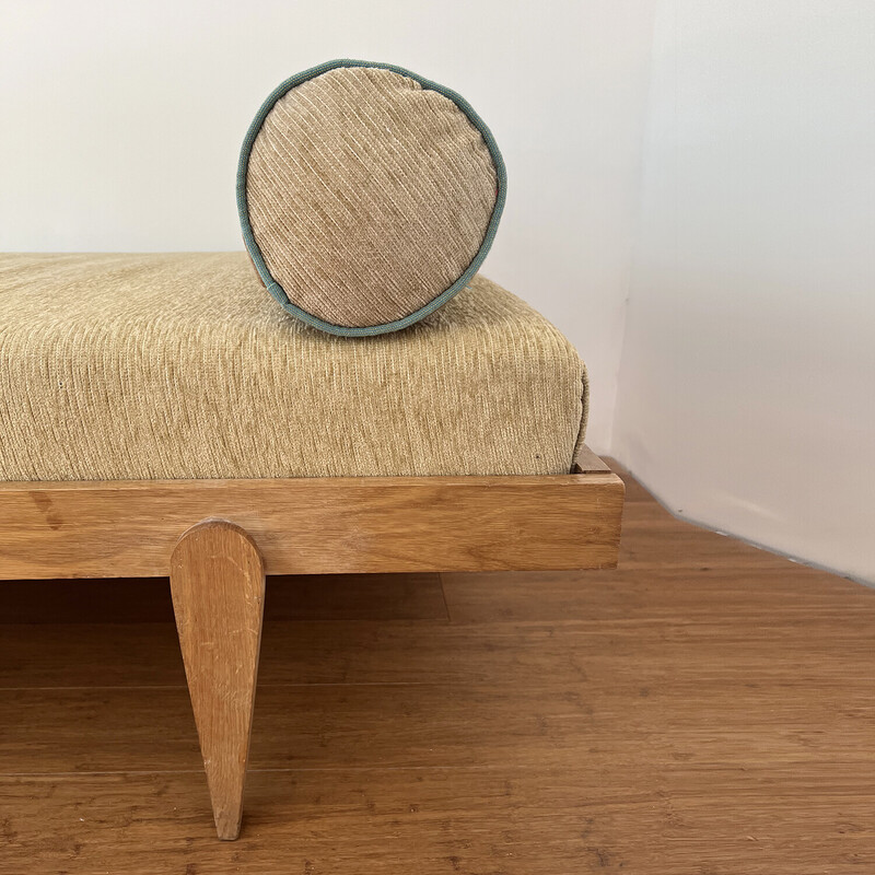 Vintage daybed met kussens, 1960