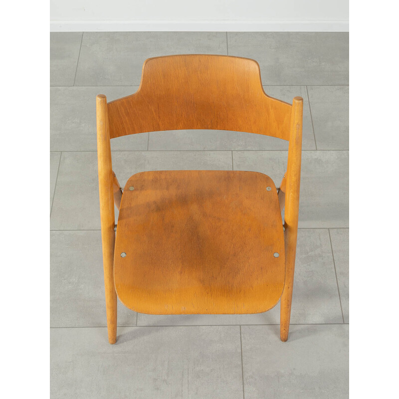 Set of 6 vintage Se 18 chairs by Egon Eiermann for Wilde and Spieth, Germany 1952