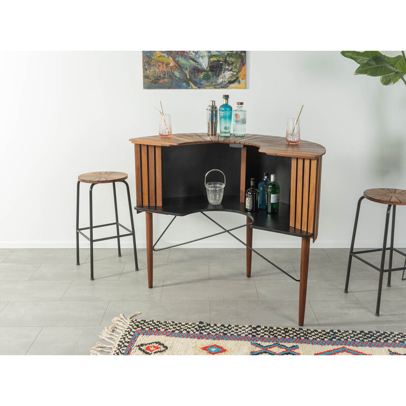 Vintage teak home bar by Sika Møbler, Denmark 1960s