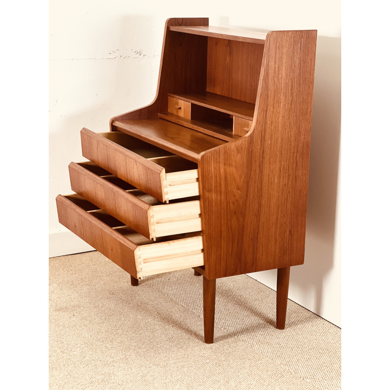 Mid-century Danish teak secretary