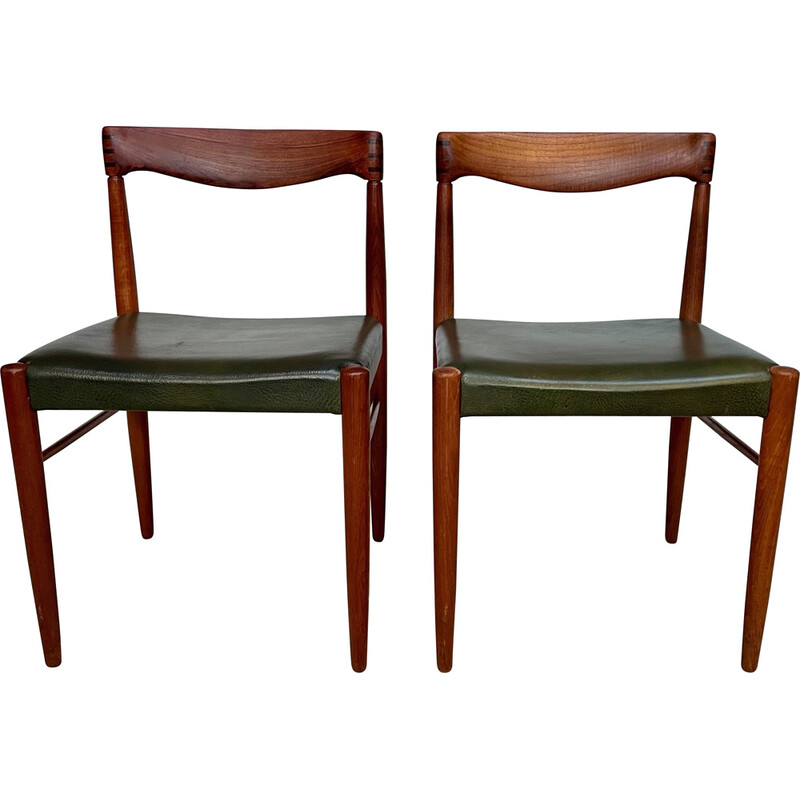 paire de chaises latérales - danoises
