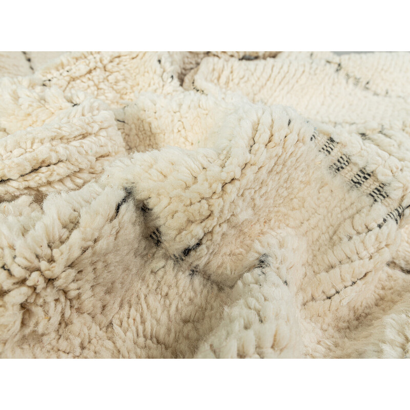 Tappeto vintage in lana a righe, Marocco