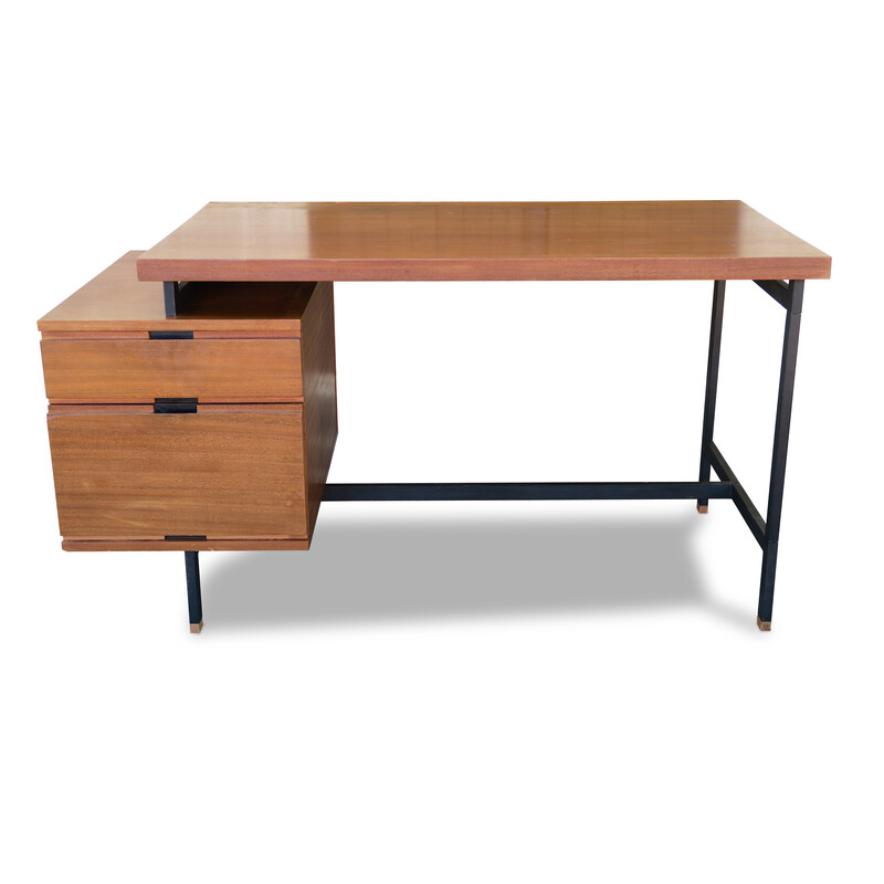 Vinatge desk by Pierre Guariche for Minvielle, 1955