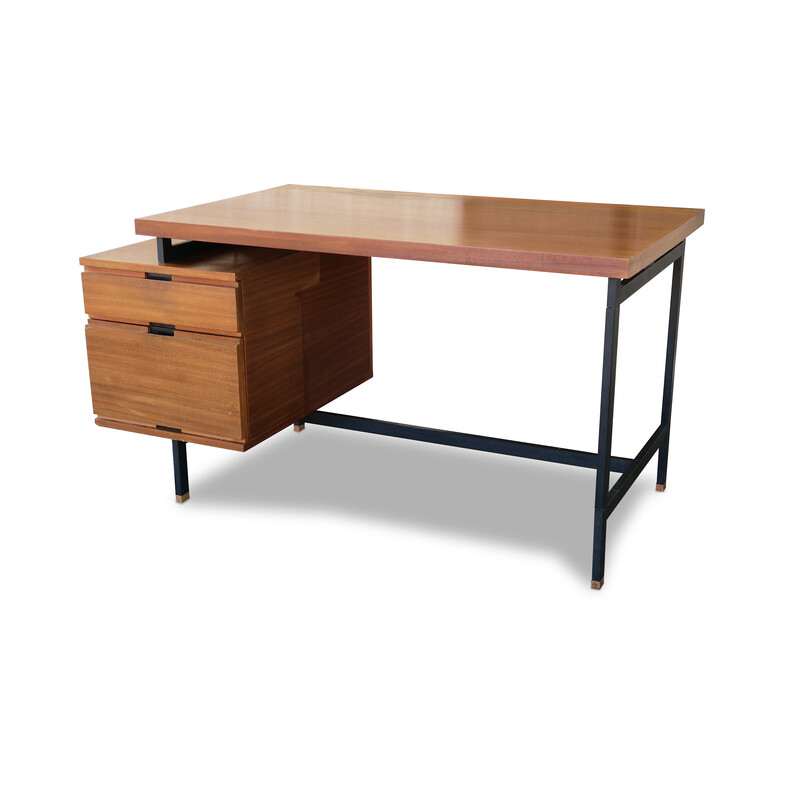 Vinatge desk by Pierre Guariche for Minvielle, 1955