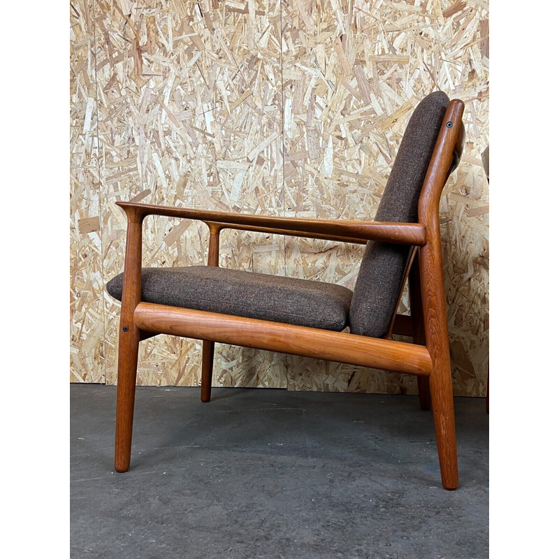 Pair of vintage teak armchair by Svend Aage Eriksen for Glostrup, 1960-1970s