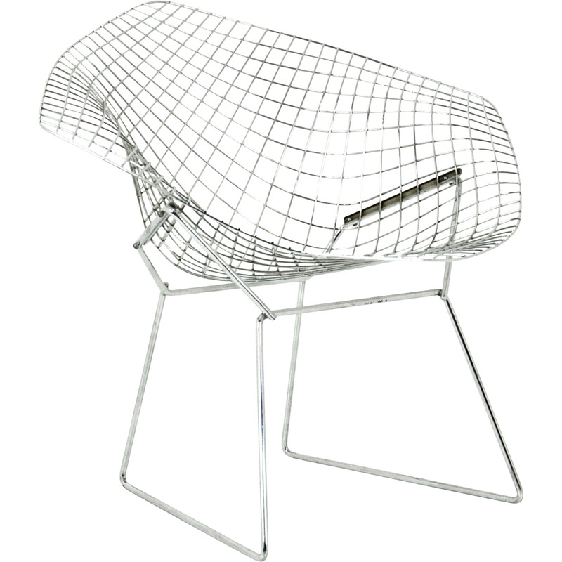 Vintage Diamond armchair by Harry Bertoia for Knoll, 1970