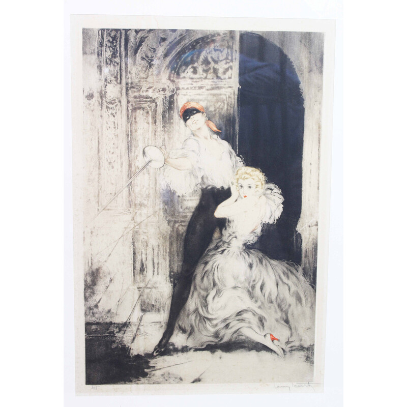 Vintage print of Don Juan by Louis Icart, 1928