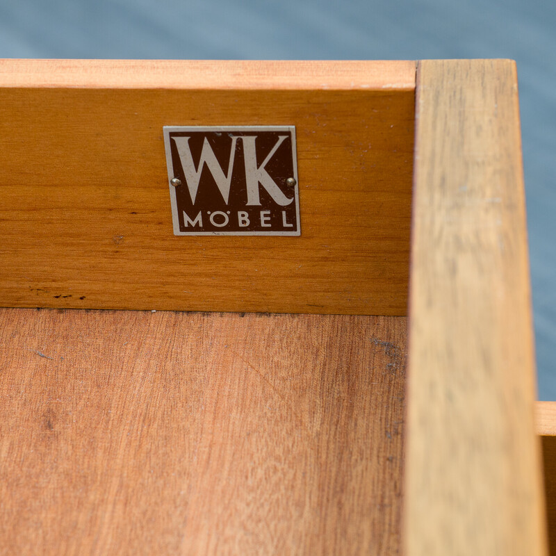 Vintage-Schreibtisch aus Walnussholz von Georg Satink für Wk Möbel, 1950