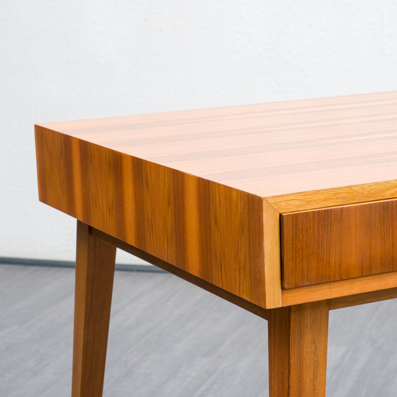 Vintage walnut desk by Georg Satink for Wk Möbel, 1950s