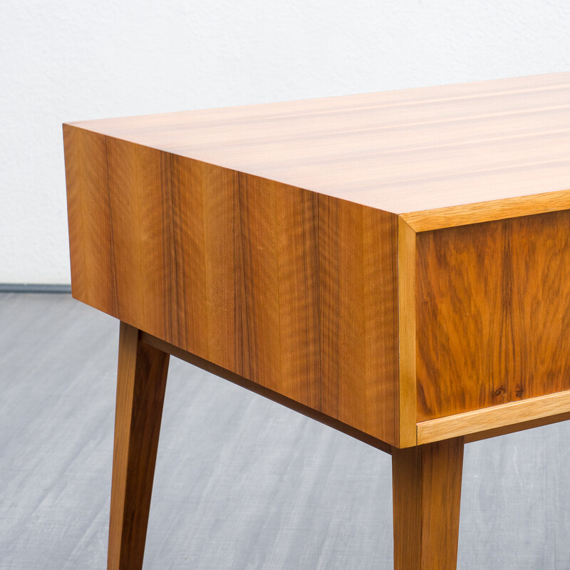 Vintage walnut desk by Georg Satink for Wk Möbel, 1950s