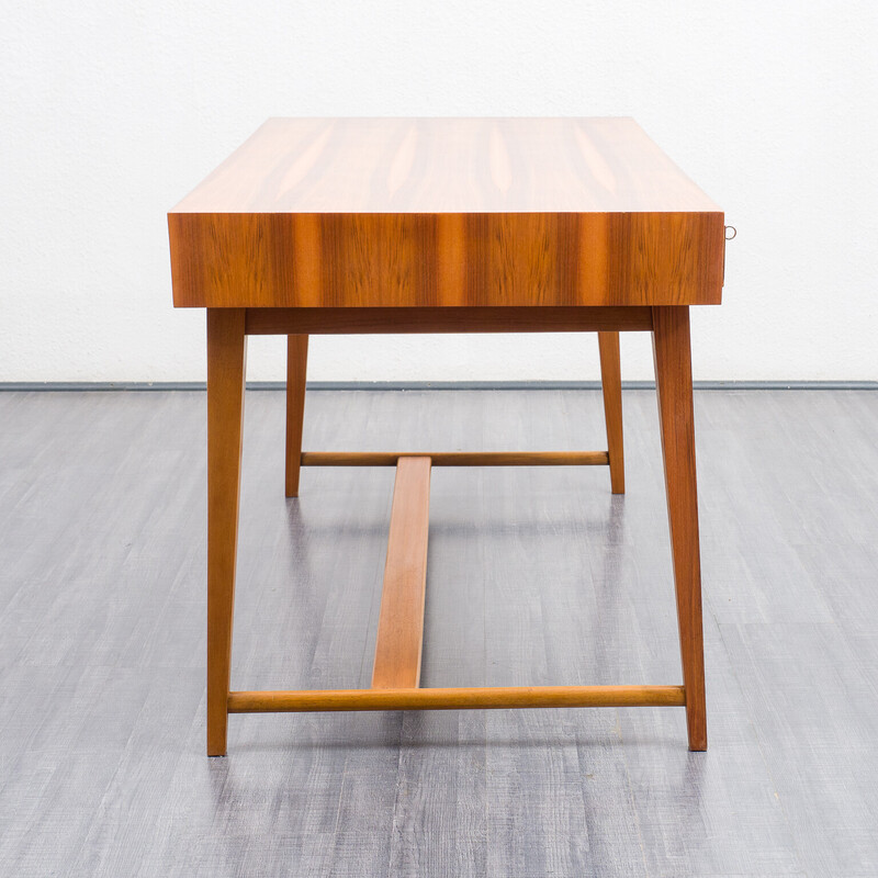 Vintage walnut desk by Georg Satink for Wk Möbel, 1950s
