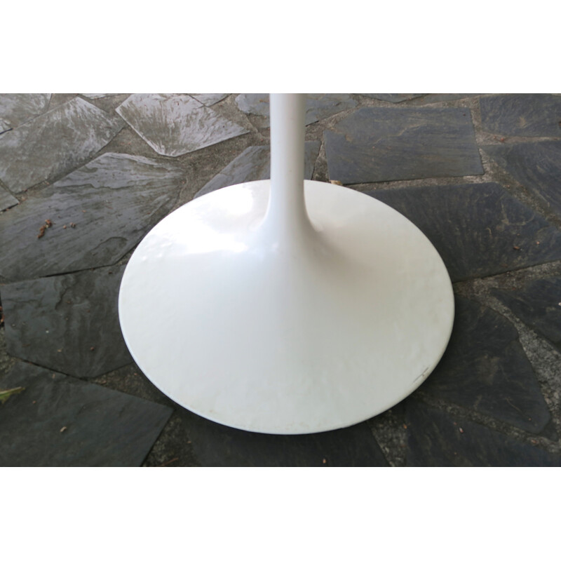 Table tulip vintage en marbre Arabescato d'Eero Saarinen pour Knoll International