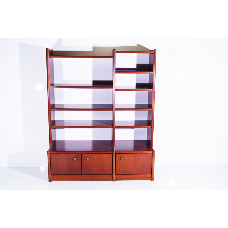 Vintage mahogany bookcase by Hulsta, Germany 1990s