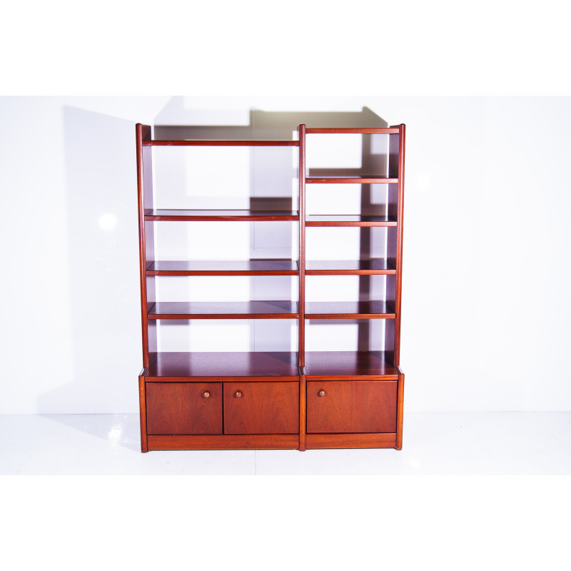 Vintage mahogany bookcase by Hulsta, Germany 1990s