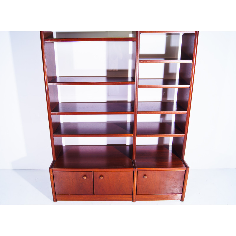 Vintage mahogany bookcase by Hulsta, Germany 1990s