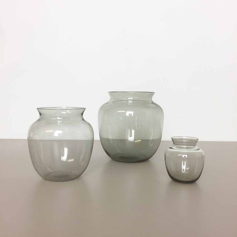 Lot de 3 vases Turmalin par WMF, Wilhelm WAGENFELD - 1960