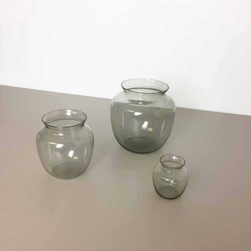 Lot de 3 vases Turmalin par WMF, Wilhelm WAGENFELD - 1960