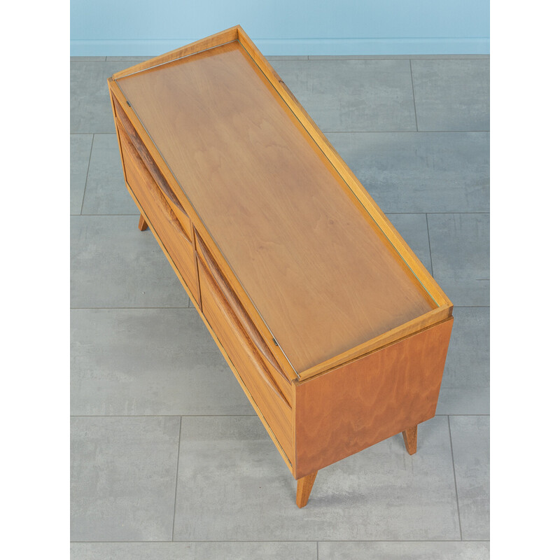 Vintage chest of drawers in walnut veneer by Franz Ehrlich, Germany 1950s