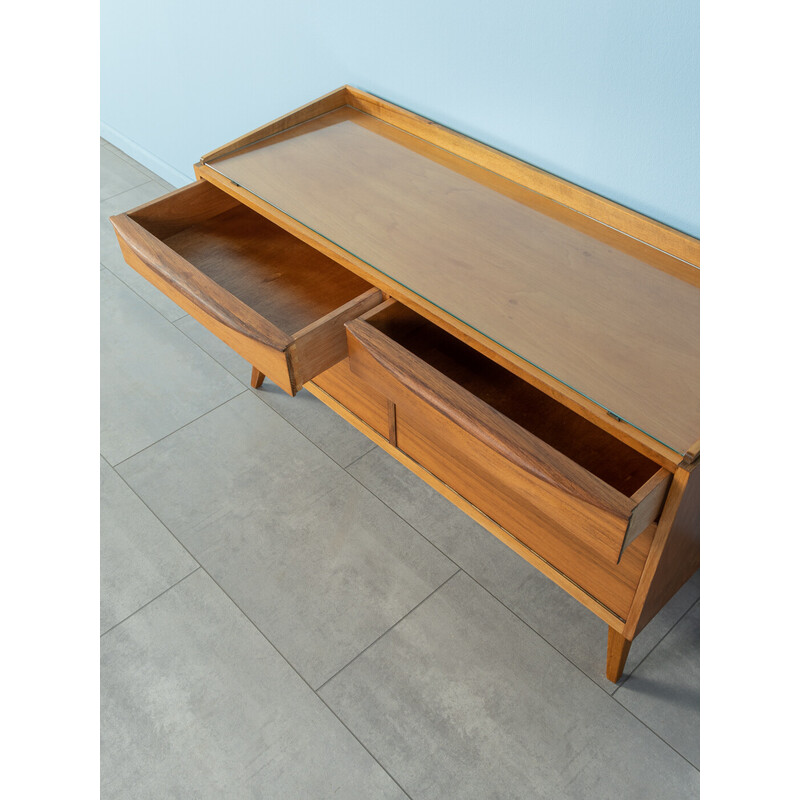 Vintage chest of drawers in walnut veneer by Franz Ehrlich, Germany 1950s