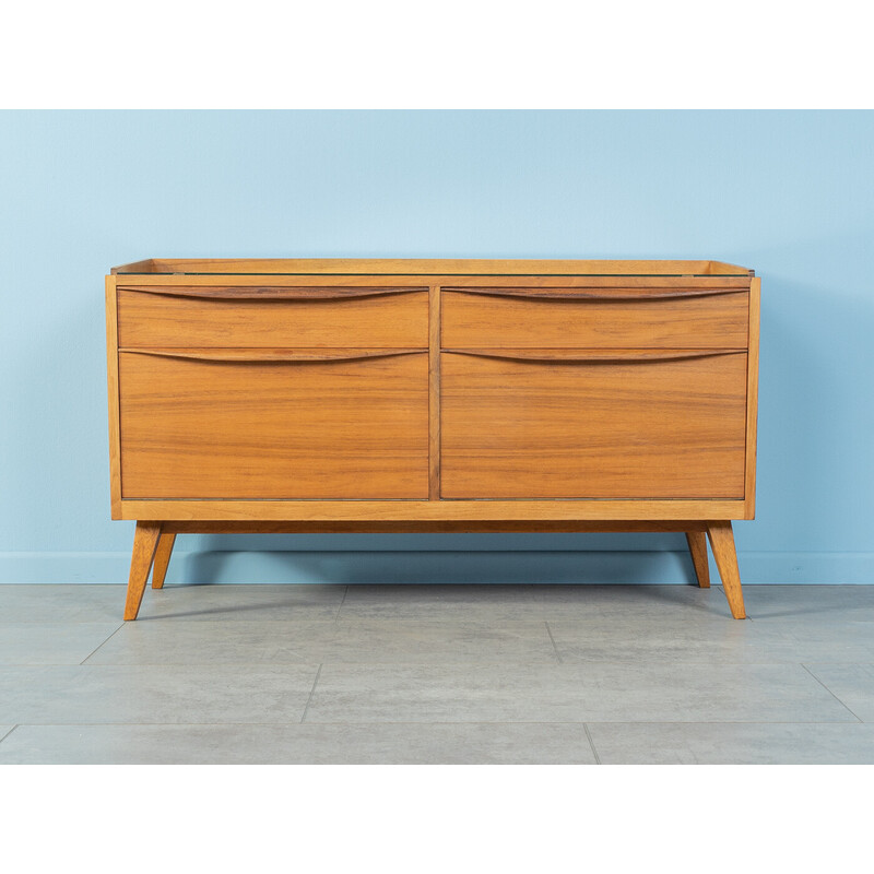 Vintage chest of drawers in walnut veneer by Franz Ehrlich, Germany 1950s