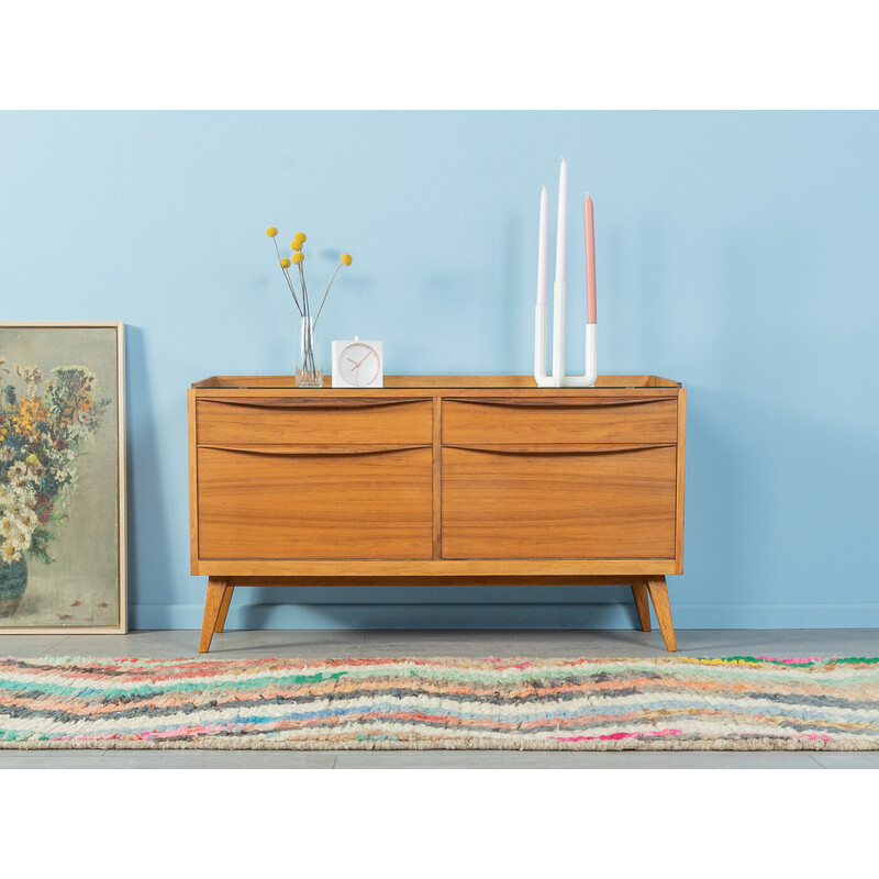 Vintage chest of drawers in walnut veneer by Franz Ehrlich, Germany 1950s