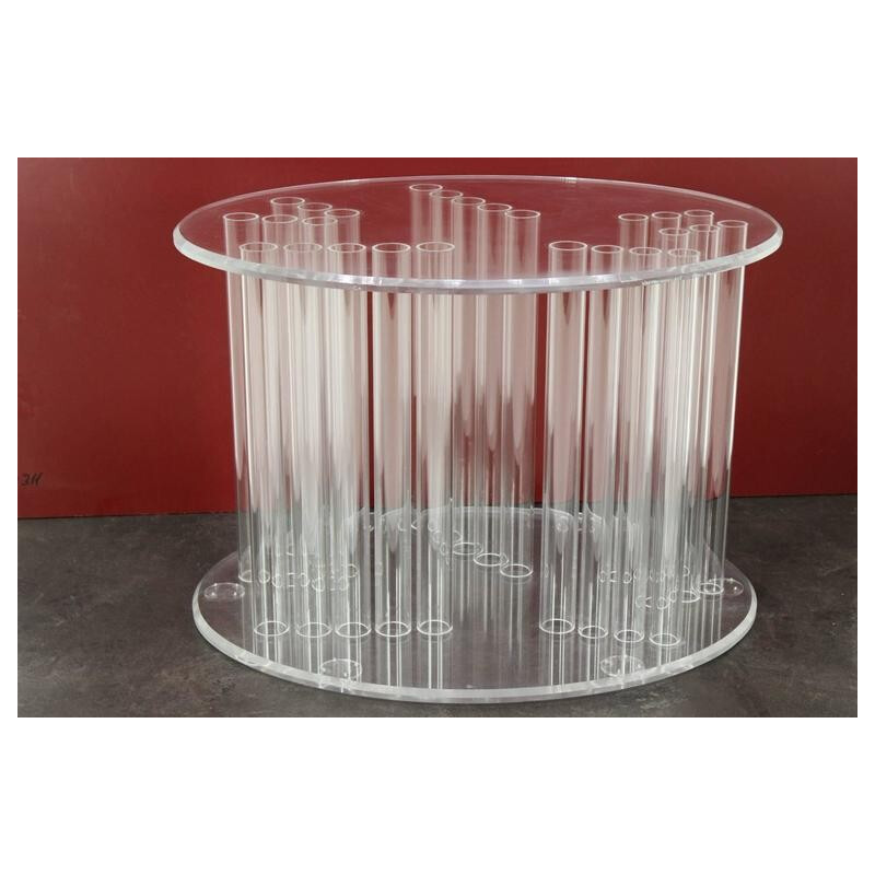 Large Vintage Lucite Table - 1970s