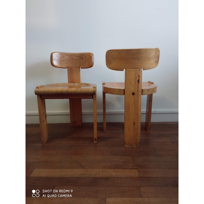 Pair of vintage chairs by Antti Nurmesniemi, Finland 1970