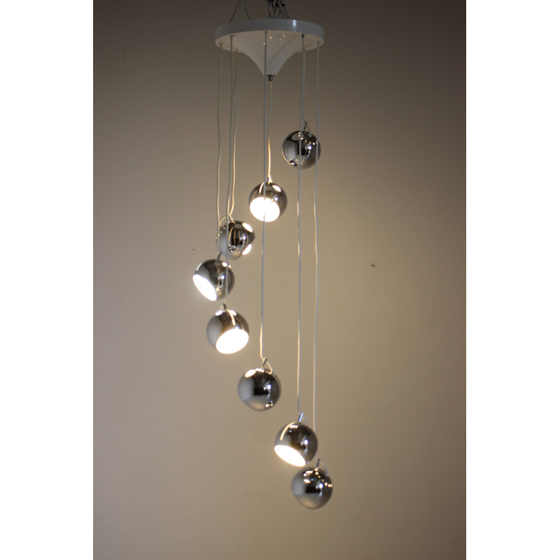 Vintage Italian Cascade chandelier by Goffredo Reggiani, 1970s