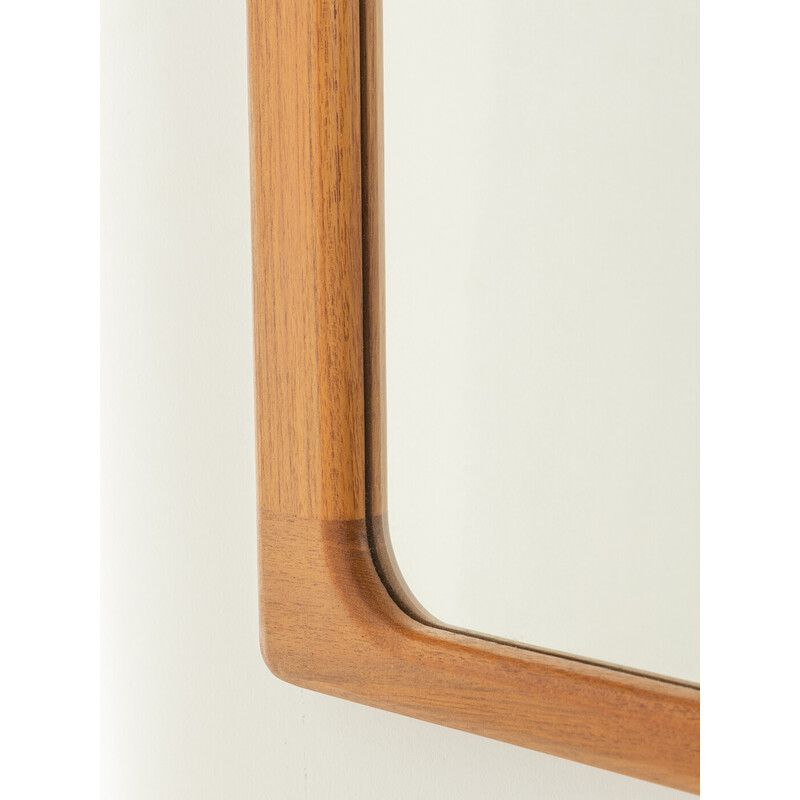 Vintage mirror with solid wood frame, Denmark 1960s