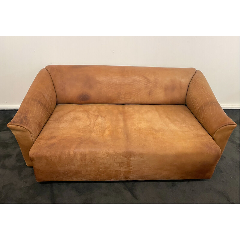 Vintage-Sofa aus braunem Leder Modell Ds47 De Sede, Schweiz 1970