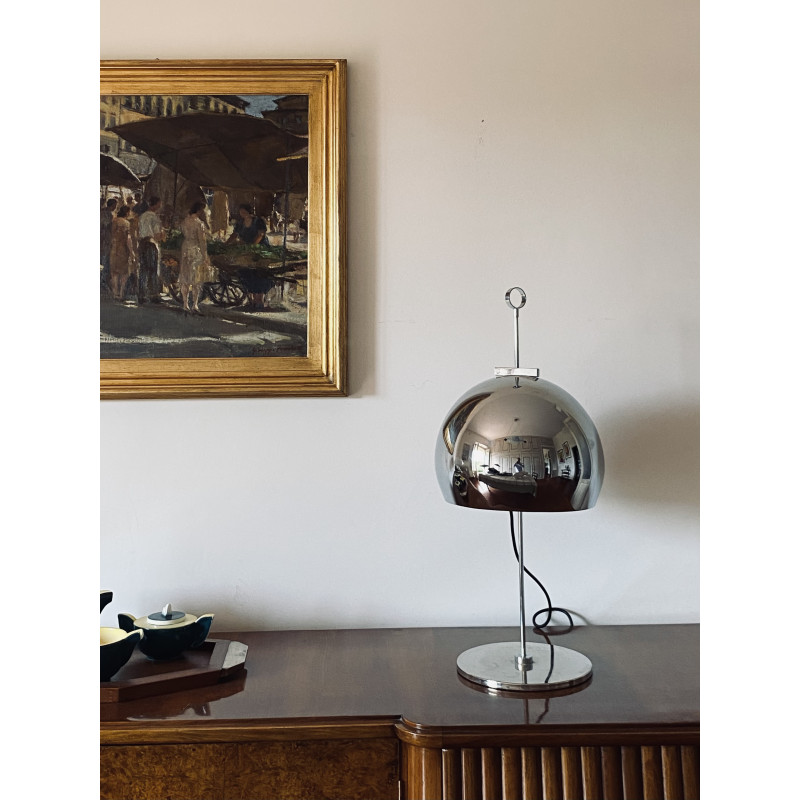 Lámpara de mesa vintage modelo 743 de Elio Martinelli para Martinelli Luce, 1970
