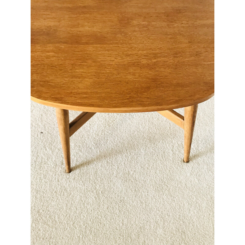 Table basse smorrebrod scandinave vintage, 1960