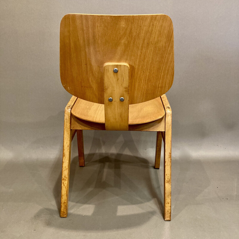 Vintage beechwood chair by Egon Eiermann, 1950