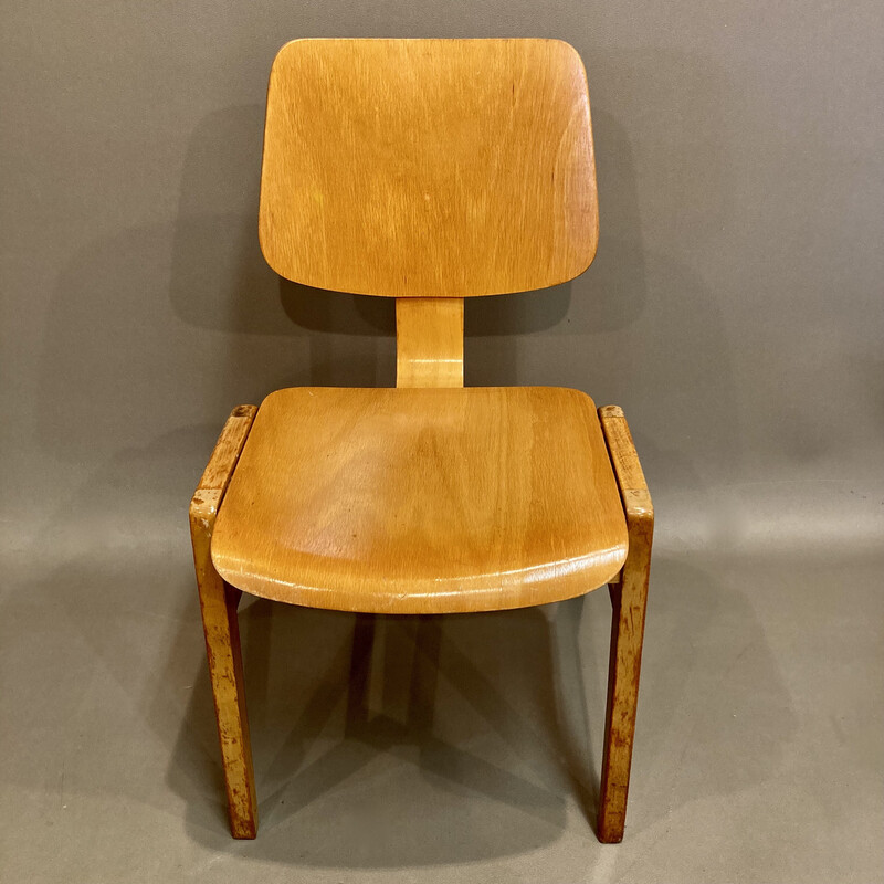 Vintage beechwood chair by Egon Eiermann, 1950