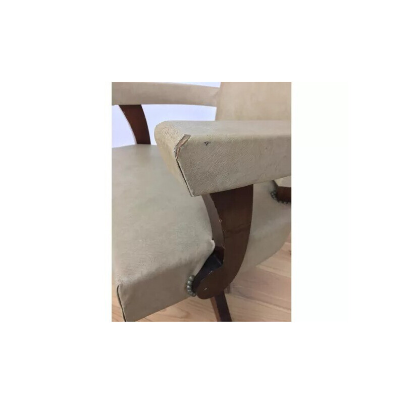 Vintage draai- en kantelbare bureaustoel