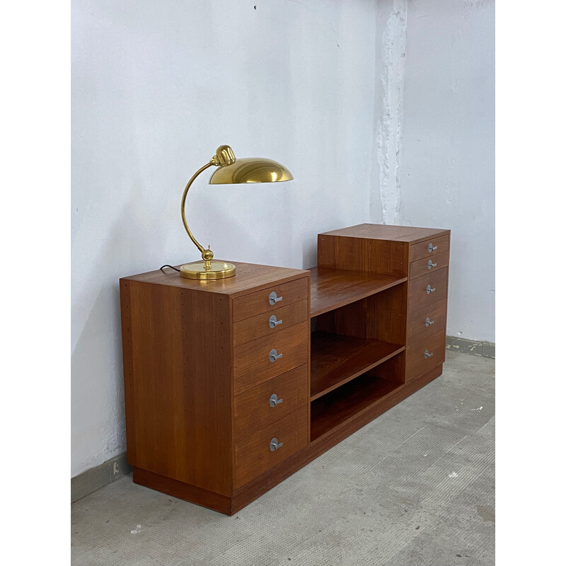 Set of vintage Diplomat writing desk and sideboard by Finn Juhl for France and Søn, 1950s