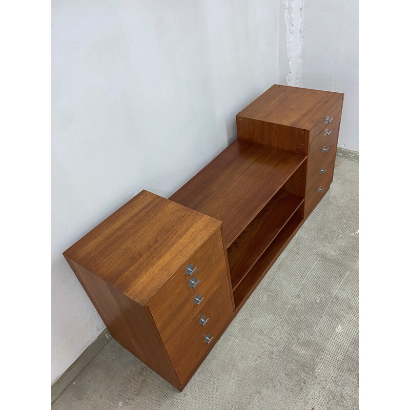 Vintage Diplomat bureau en dressoir set van Finn Juhl voor France en Søn, 1950