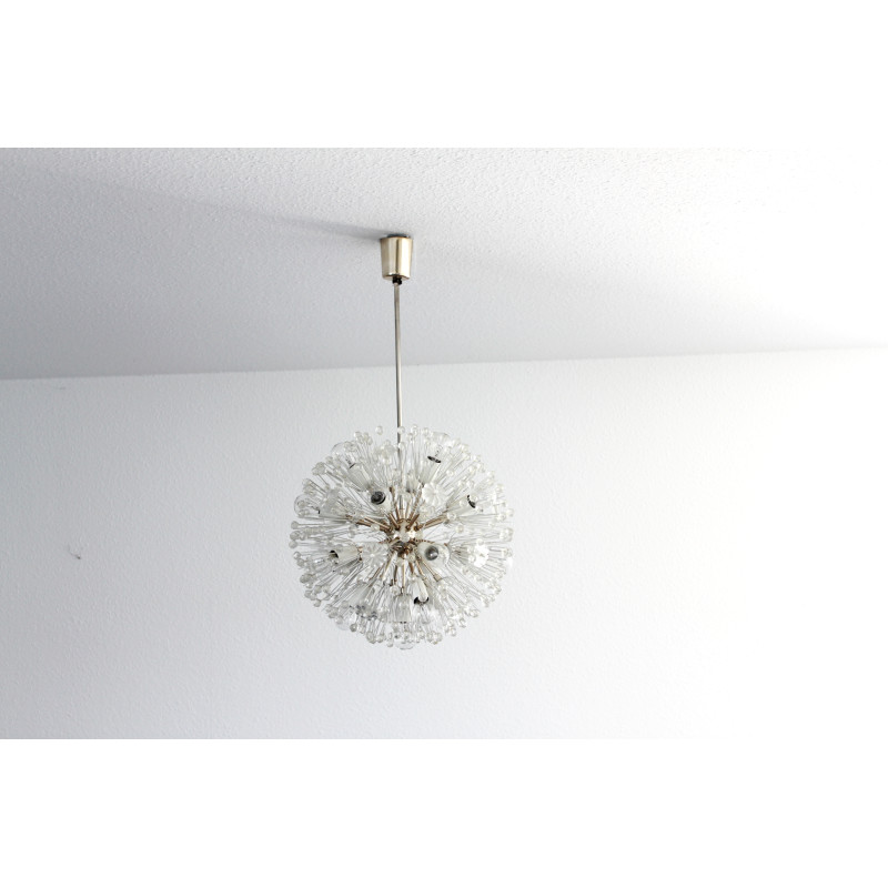 Vintage dandelion chandelier by Emil Stejnar for Rupert Nikoll, 1960s