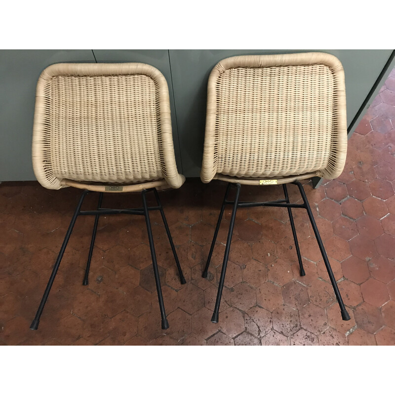Pair of vintage Ar22 chairs by Design Janine Abraham and Dirk Jan RolL, 1957