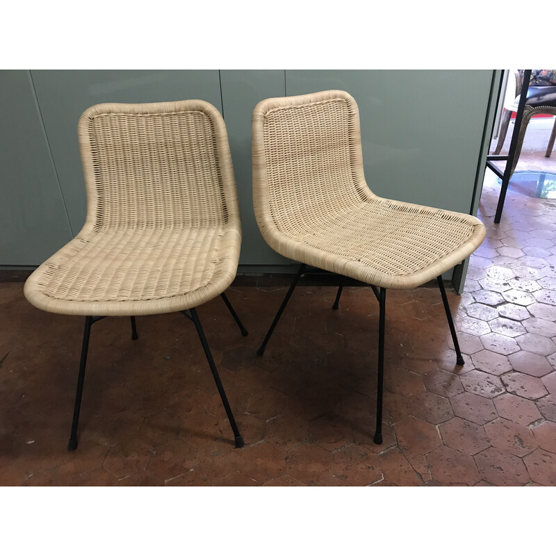 Pair of vintage Ar22 chairs by Design Janine Abraham and Dirk Jan RolL, 1957