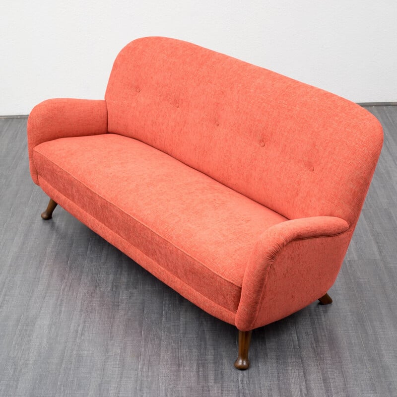 Coral sofa - 1950s