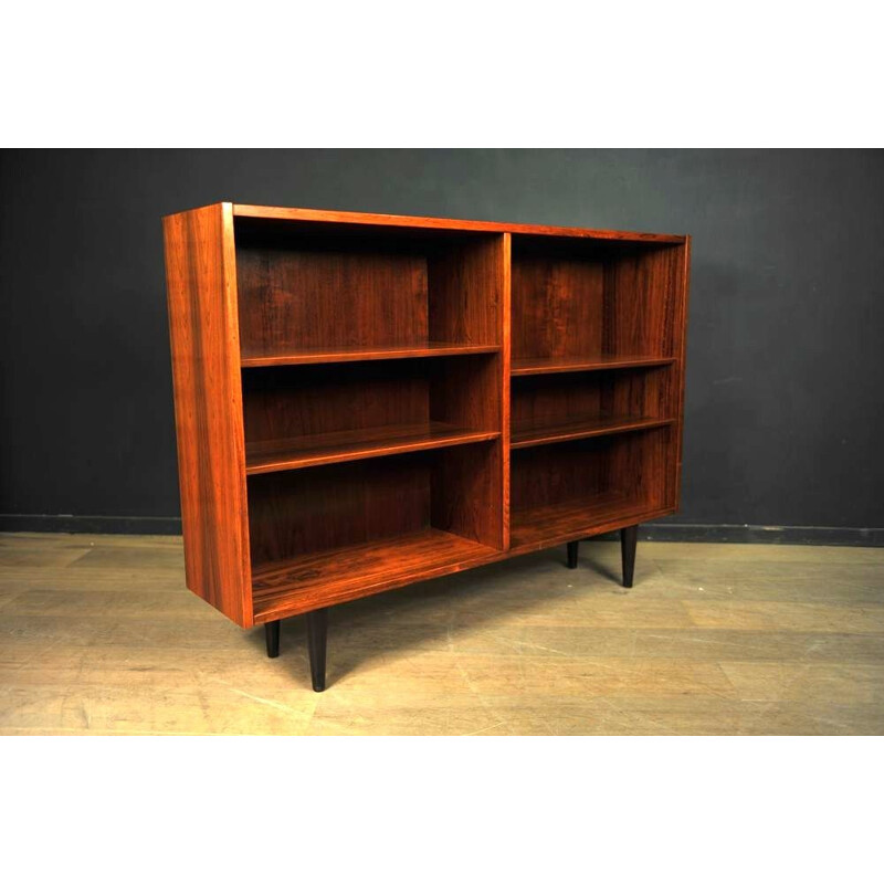 Poul Hundevad rosewood bookcase with several compartments, Carlo JENSEN  - 1960s