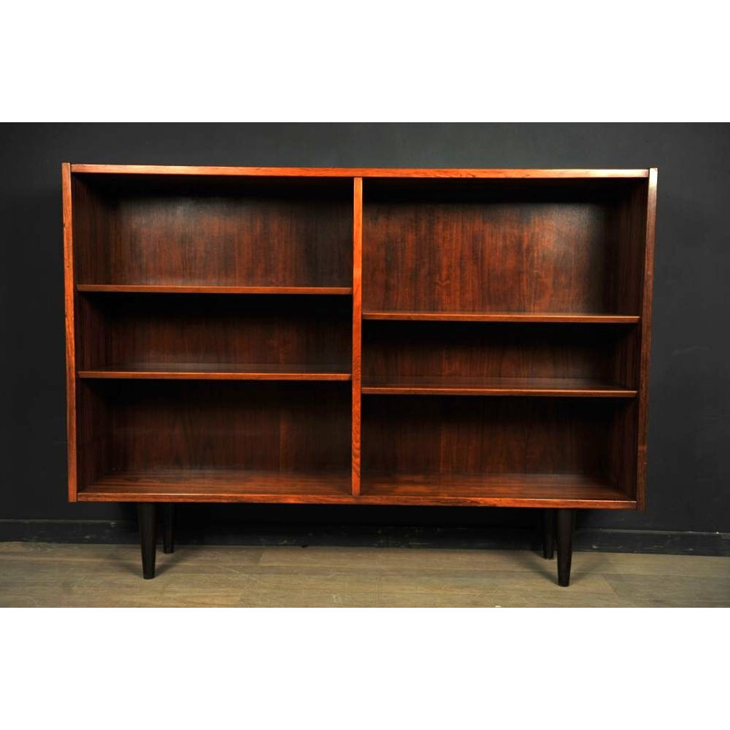 Poul Hundevad rosewood bookcase with several compartments, Carlo JENSEN  - 1960s