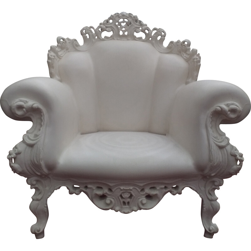 Vintage witte "Proust" fauteuil van Alessandro Mendini voor Magis, 2010