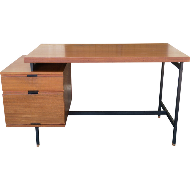 Vinatge desk by Pierre Guariche for Minvielle, 1955