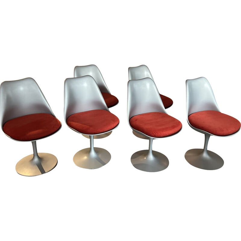 Set of 4 vintage chairs by Eero Saarinen for Knoll International, 2006