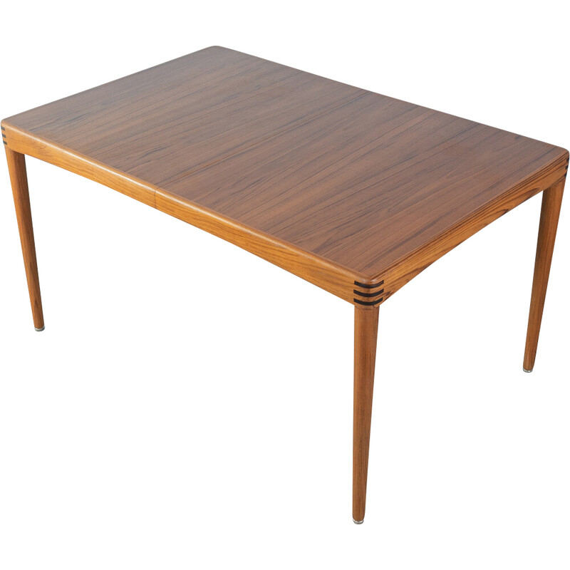 Vintage teakhouten tafel door H.W. Klein voor Bramin, Denemarken 1960