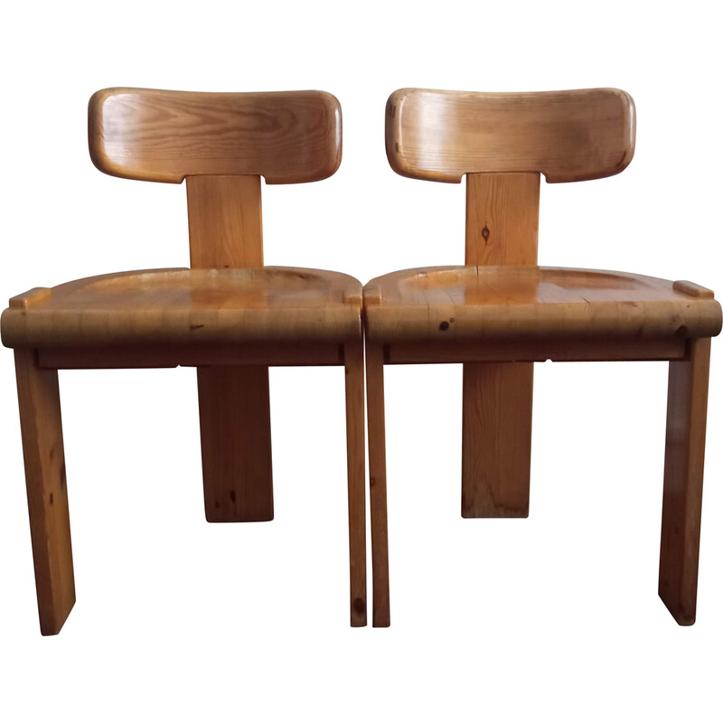 Pair of vintage chairs by Antti Nurmesniemi, Finland 1970