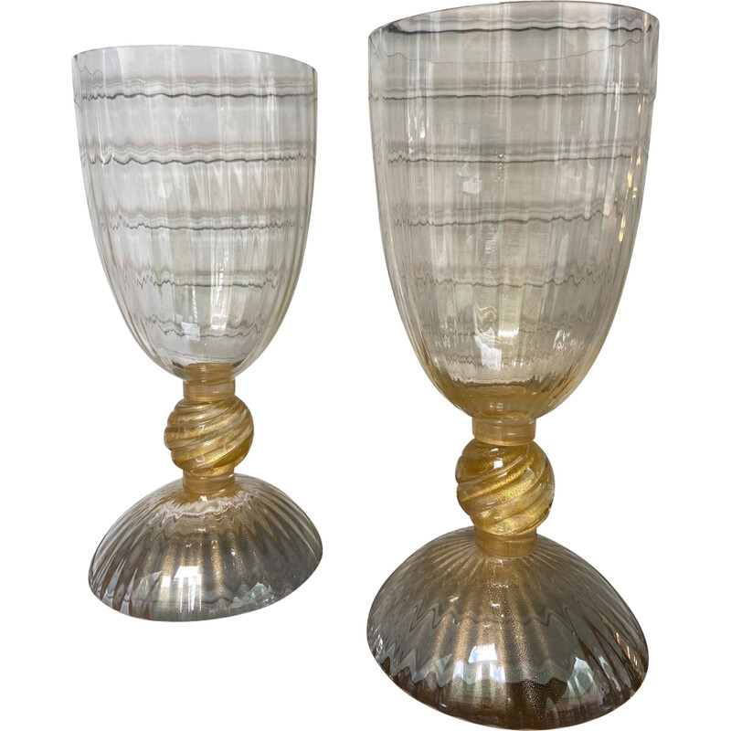 paire de vases vintage - 1980