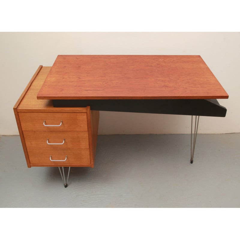 Vintage desk in teak by Cees Braakman for Pastoe, Netherlands 1960s